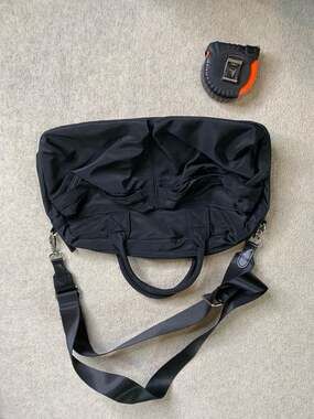 Rebecca Minkoff Ellie Nylon Diaper Travel Bag Black